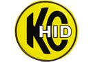KC 6-inch Round Cover HID Yellow w/ Black KC Logo Light Cover