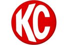 KC 6-inch Round Red w/ White KC Logo Light Cover